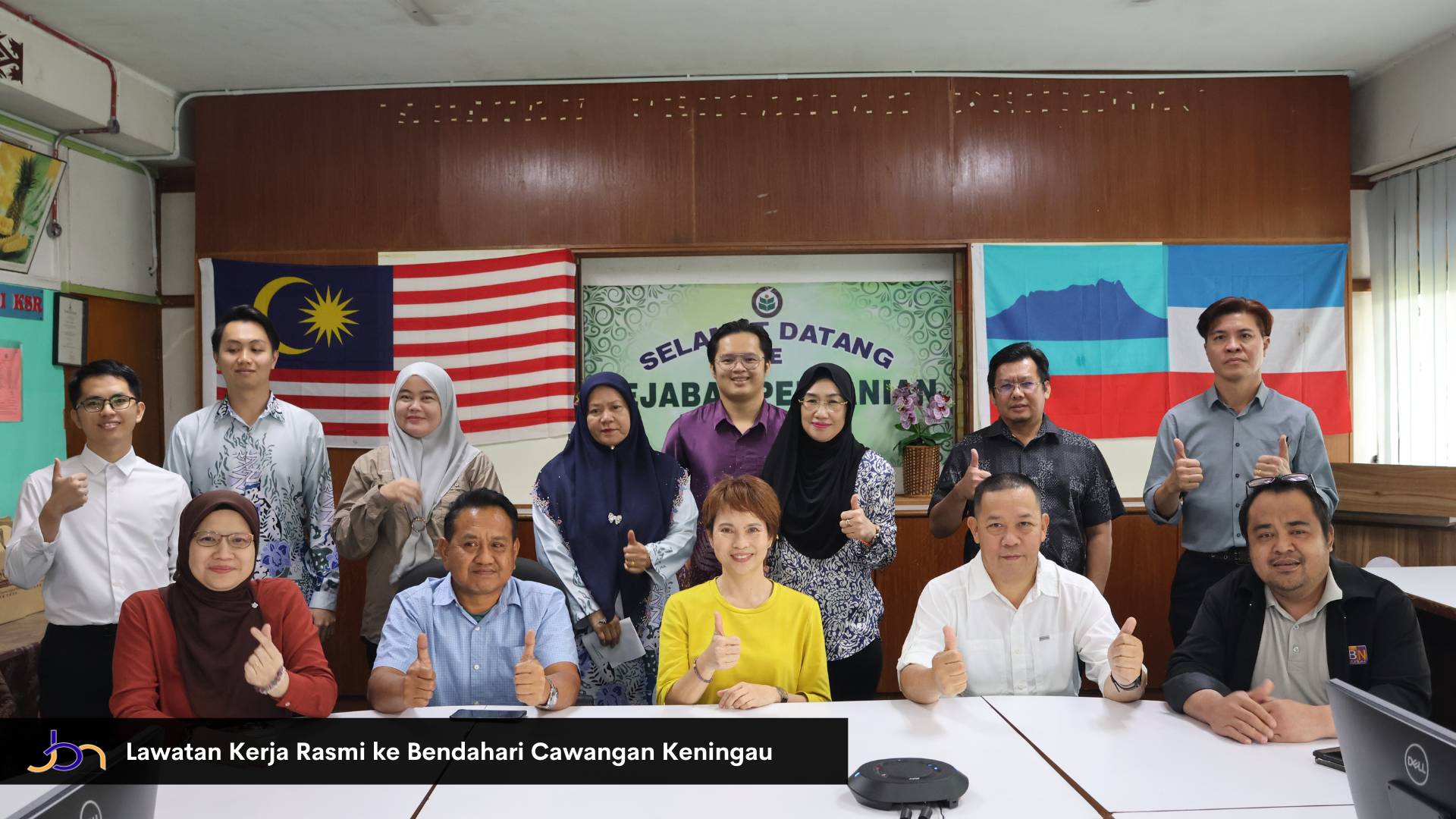 Lawatan Kerja Rasmi ke Bendahari Cawangan Keningau